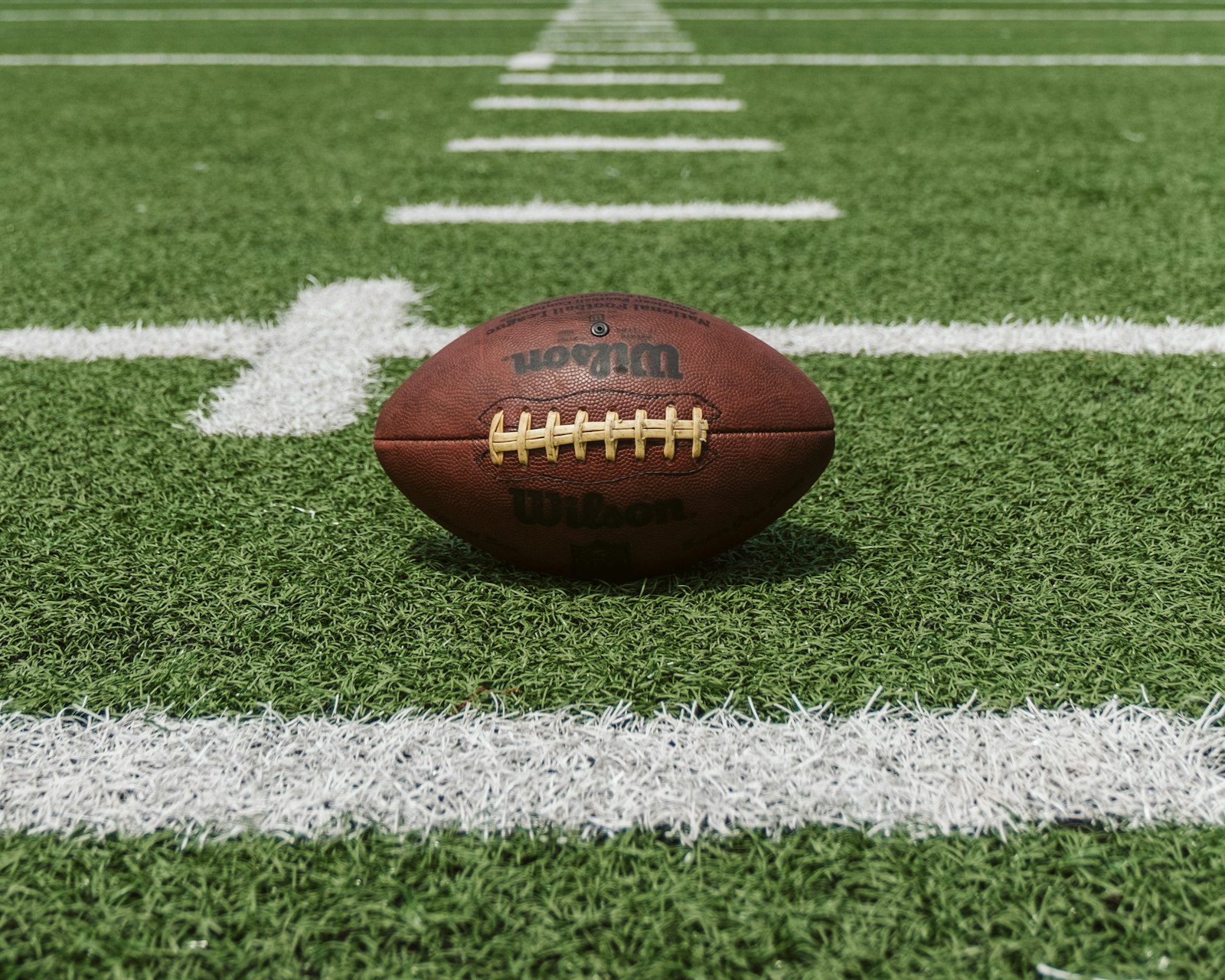 Football on the field